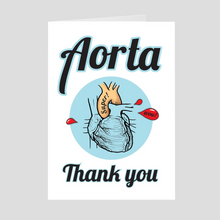 Load image into Gallery viewer, Aorta Thank you! (10 card pack)
