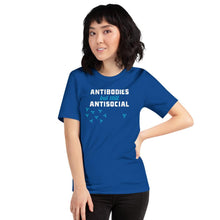 Load image into Gallery viewer, T-SHIRT (Unisex) Antibodies, But Still Antisocial
